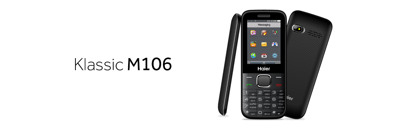 Haier M106 Price in Pakistan Specifications Features Mobile Phone