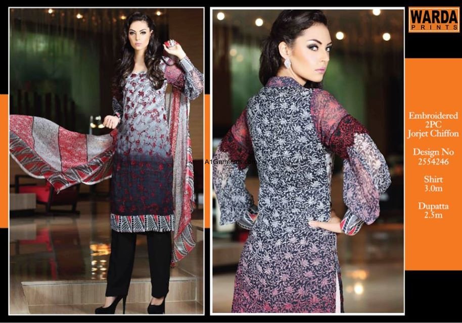 Warda New Summer Lawn Prints Eid 2024 Dresses of Collection Styles and Price