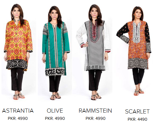 Sana Safinaz Ladies Winter Dresses