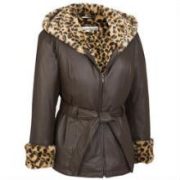 Winter Ladies New Styles Leather Jackets Black and Brown Color Collections