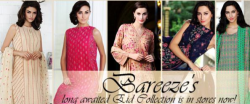 Bareeze Fancy Dresses of Ladies Winter Collection New Designs With Price