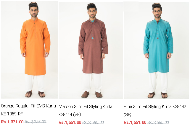 Gul Ahmed Men's Ready To Wear Kurta Collection Latest Arrivals Colors Price In Pakistan Images Designs