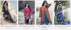 Maria B Unstitched Linen and Embroidered Digital Ladies Dresses Collections New Prices of Winter Arrival