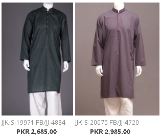 Junaid Jamshed J. Kurta New Arrivals Printed Solid Colors Designs Collections with Price