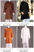 Junaid Jamshed J. Kurta New Arrivals Printed Solid Colors Designs Collections with Price