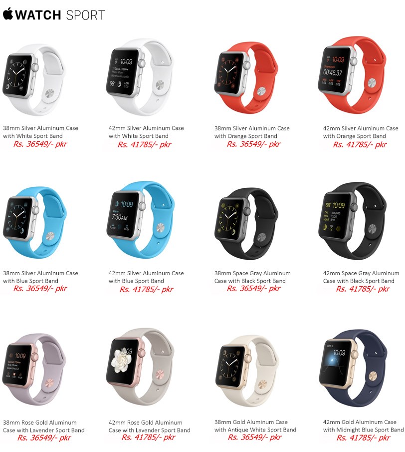 Apple Compatible Smartwatch Sport Edition Price and Specs Features Shape Images