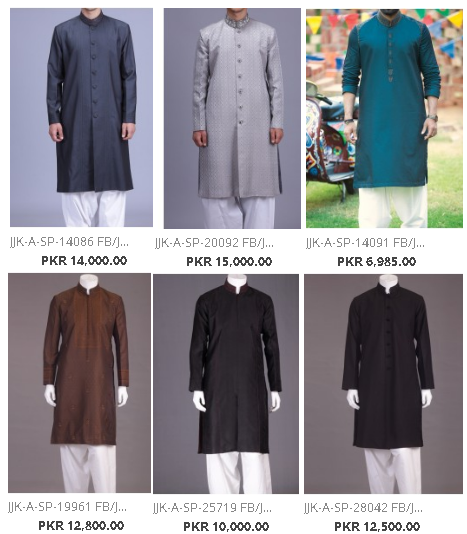 Embellished Kurta By Junaid Jamshed For Mens J. Summer Collections With Price