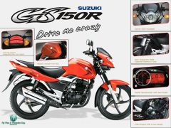 Suzuki GS150r Price in Pakistan 2024 Model with New Shape Features Mileage and Specs