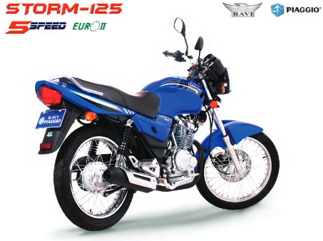 Ravi Piaggio Storm 125cc New Model 2024 Features and Specifications Colors Price Reviews