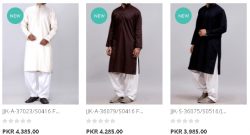 Junaid Jamshed Gents Heavy Embellished Special Kurta J. For Winter Arrival Price